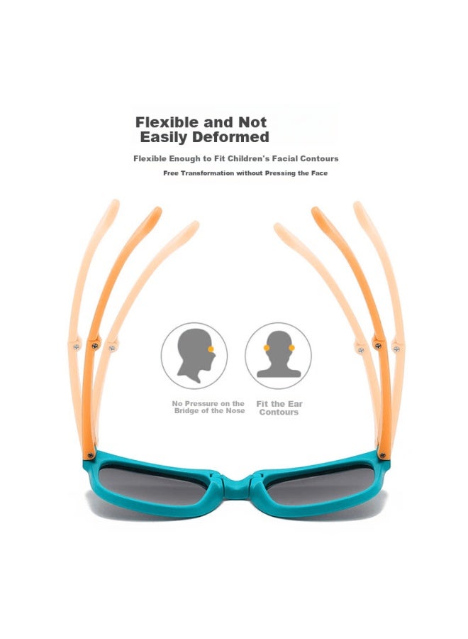 Fesete Folding Sungl, Uv Protection Gl For Men And Women, Driving Sungl, Light-blocking Sungl For School - Image 3