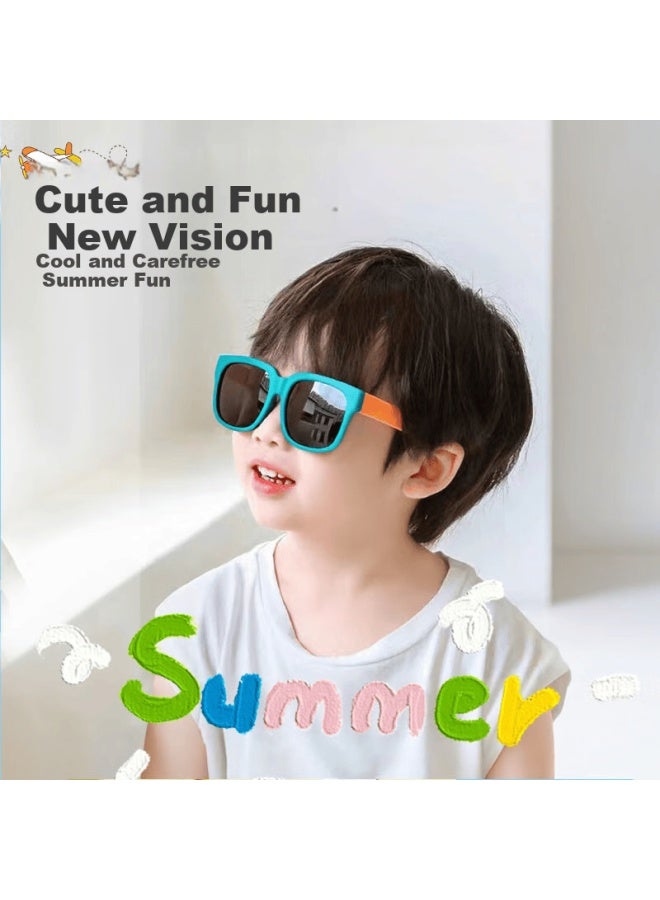 Fesete Folding Sungl, Uv Protection Gl For Men And Women, Driving Sungl, Light-blocking Sungl For School - Image 2