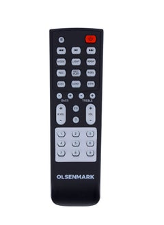 Olsenmark مكبر صوت للحفلات قابل لإعادة الشحن، 2*6.5 بوصة 12000 وات PMPO USB TF BT شاشة LED عن بعد  - Image 4