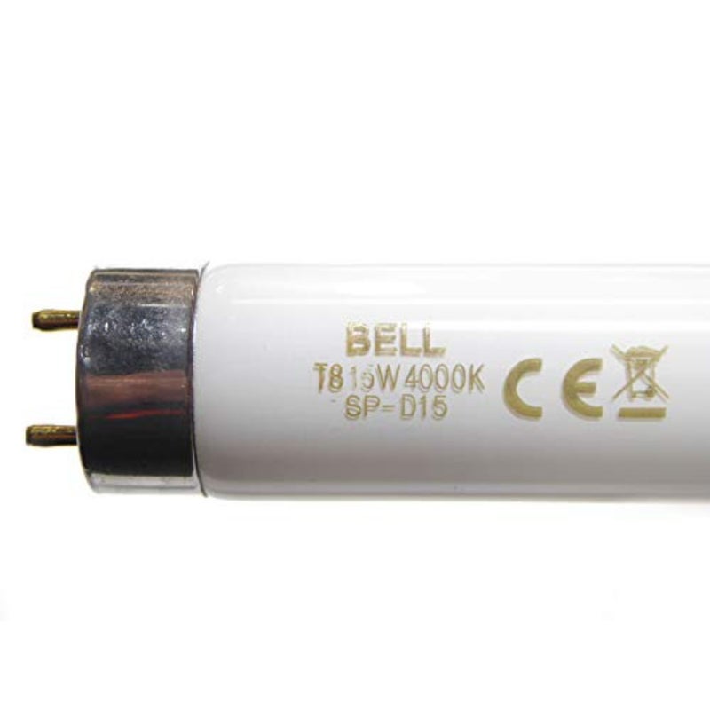 Bell Lighting 2 Pack of 15W T8 450mm 18 Fluorescent Tubes Cool White 4000k 05448 - Image 5