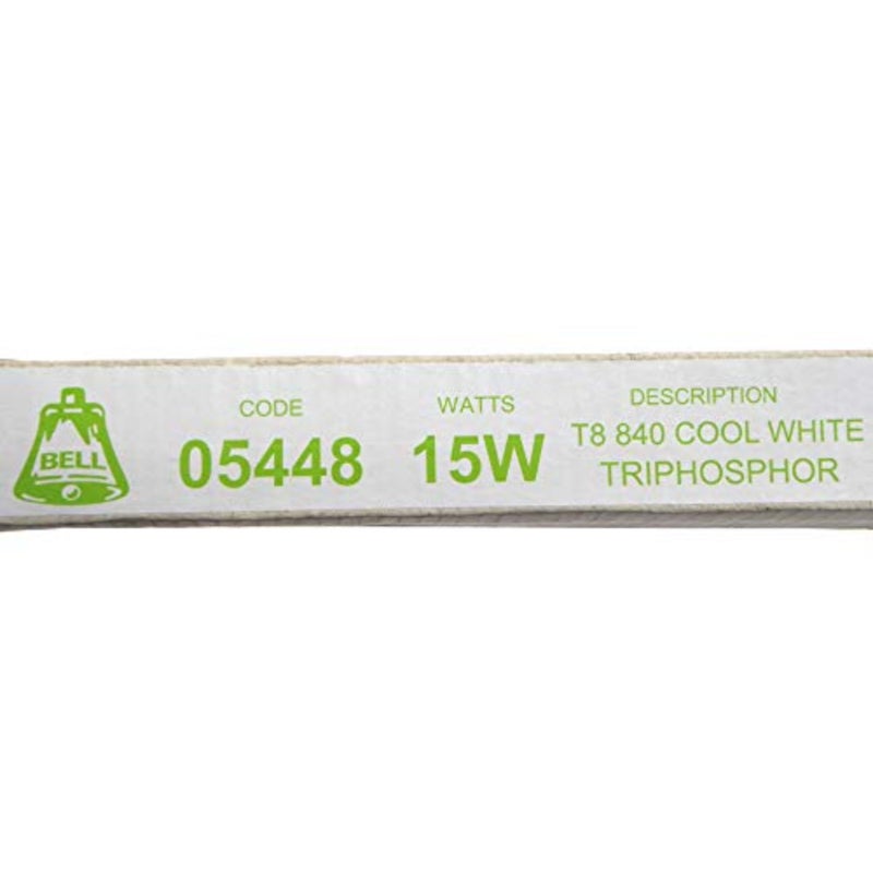 Bell Lighting 2 Pack of 15W T8 450mm 18 Fluorescent Tubes Cool White 4000k 05448 - Image 3