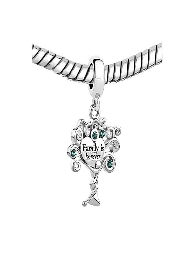 KunBead Family is Forever Tree of Life Dangle Charms Compatible with Pandora Bracelets - Image 2