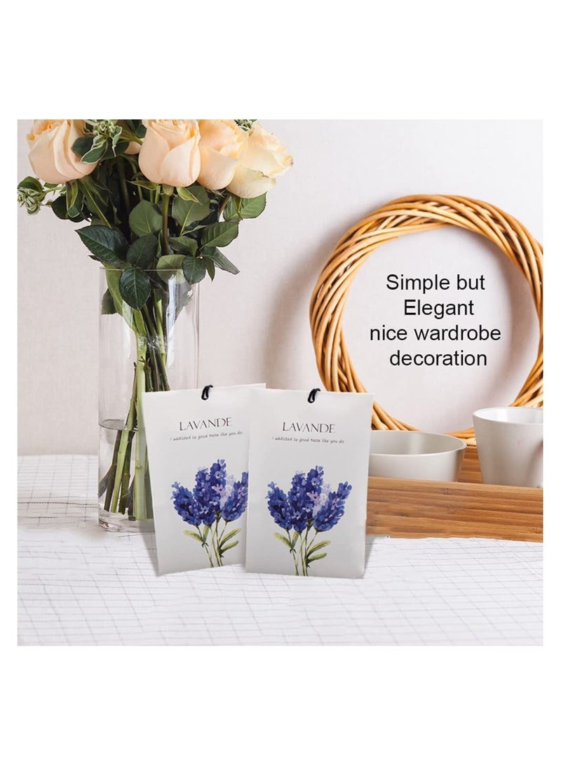 Bukela Lavender Sachet, 1Box/12Pcs, Lavender Dried Flower Bag, Scent Sachet Drawer Freshener, Lavender Closet Air Freshener Scented Drawer, Deodorizer Freshener for Drawers Closet, Home/Car Fragrance Product - Image 5