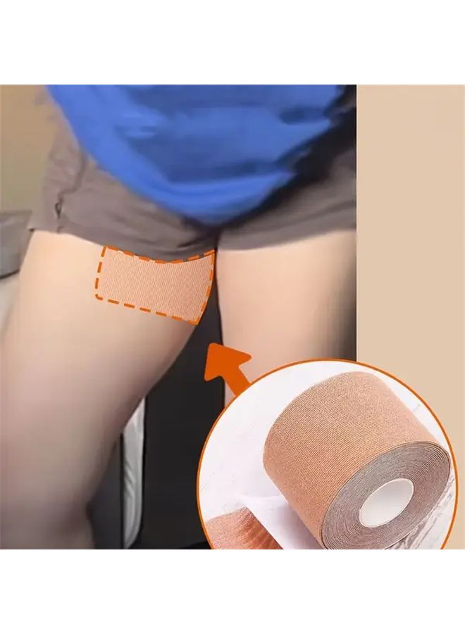 2pcs Invisible Thigh Anti Chafing Strips Breathable Nonwoven Fabric Sports Accessory - Image 1