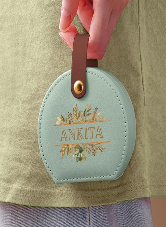 نتكيس صندوق تخزين مجوهرات صغير للسفر من نوتكيس للنساء - منظم سفر من الجلد الصناعي مع بطانة داخلية ناعمة - Image 5