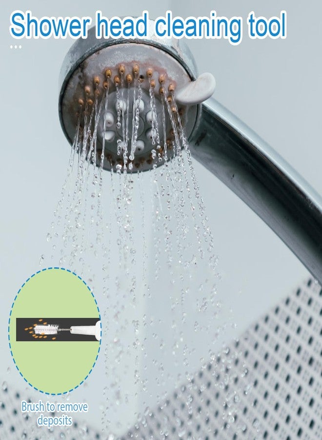 lasuroa 70pcs Shower Head Cleaning Tools, Including 20 Cleaner Brushes & 50 Showerhead Hole Brushes Practical Anti Clogging Unclogger Tool Picks Accessories for Faucets Sink Tiny Gaps Small Nozzles - Image 5
