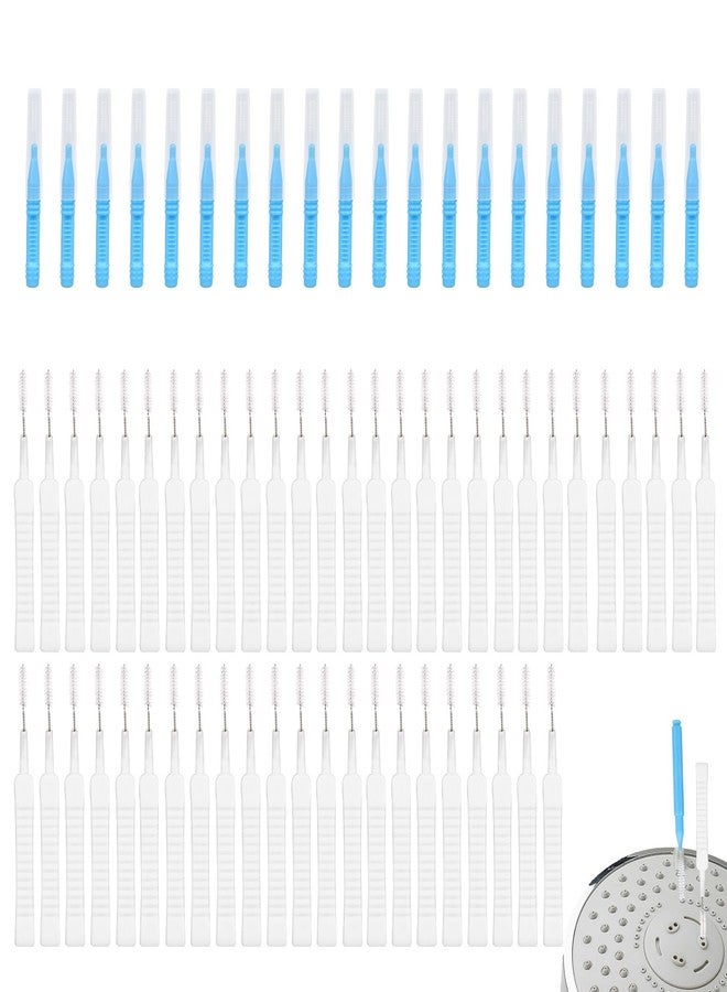 lasuroa 70pcs Shower Head Cleaning Tools, Including 20 Cleaner Brushes & 50 Showerhead Hole Brushes Practical Anti Clogging Unclogger Tool Picks Accessories for Faucets Sink Tiny Gaps Small Nozzles - Image 1