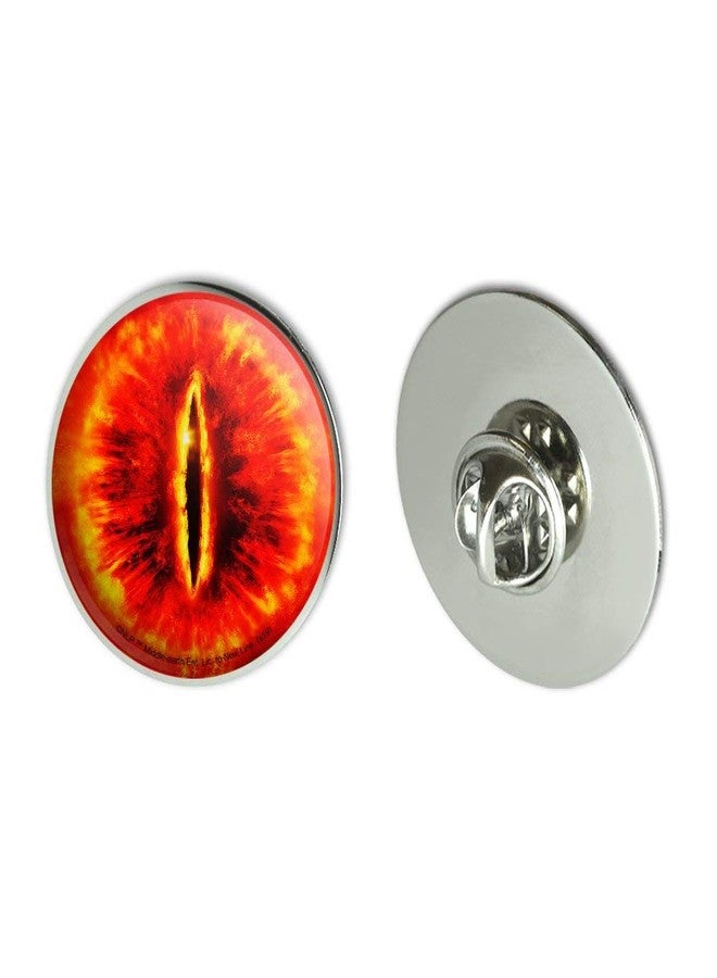 GRAPHICS & MORE THE LORD OF THE RINGS Eye of Sauron Metal 1.1" Tie Tack Hat Lapel Pin Pinback - Image 1
