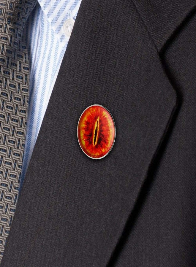 GRAPHICS & MORE THE LORD OF THE RINGS Eye of Sauron Metal 1.1" Tie Tack Hat Lapel Pin Pinback - Image 3