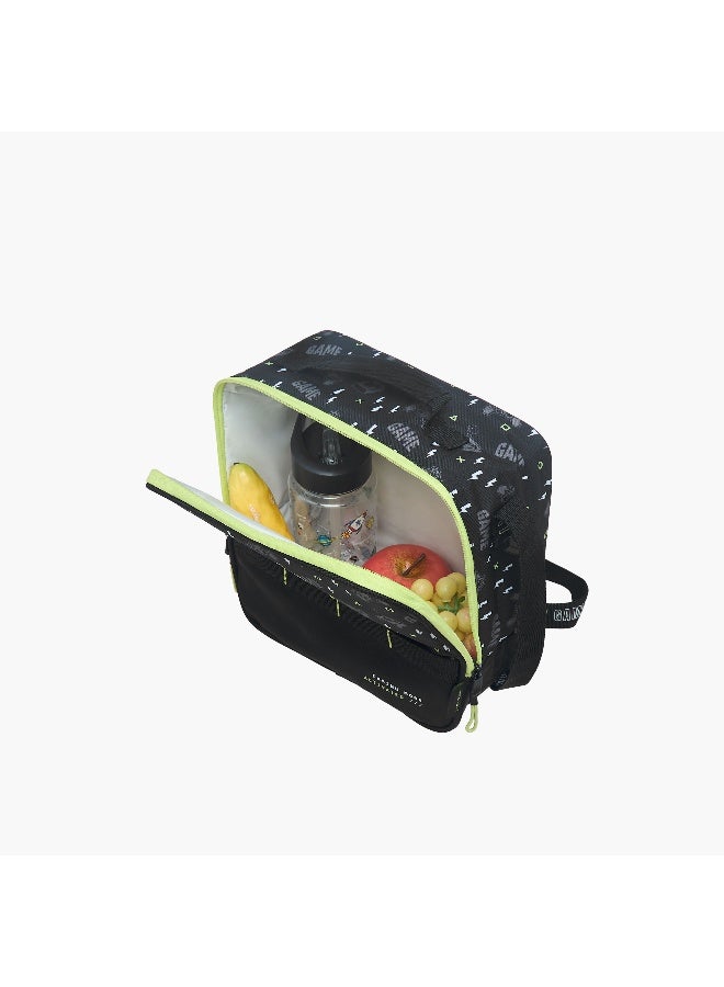 Mayfair Lunch/Cooler - Baggaming Best Gamer-1 Compartment (Polyester) Black & Grey \ 22X21X11 - Image 5