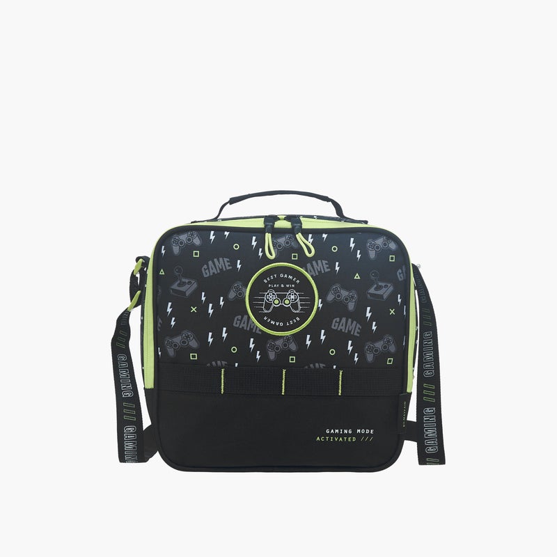 Mayfair Lunch/Cooler - Baggaming Best Gamer-1 Compartment (Polyester) Black & Grey \ 22X21X11 - Image 1