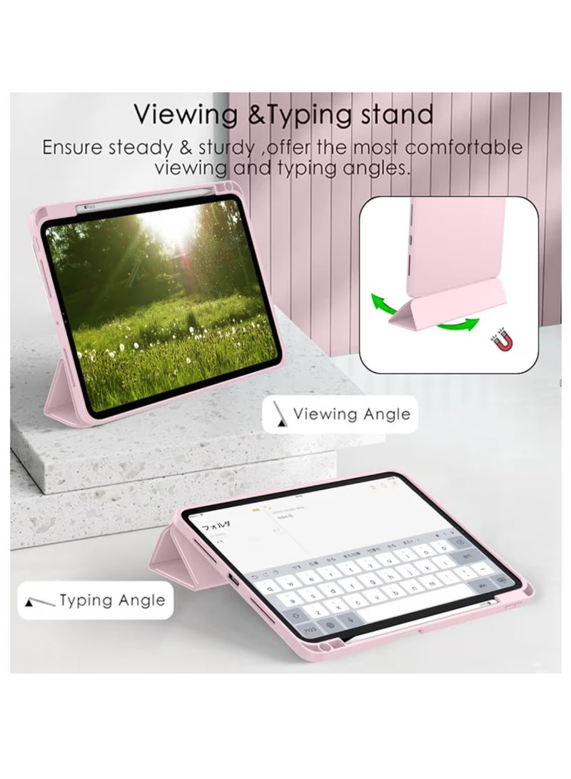 Case for Pro 11 Inch 2024 Model with pencil Holder, slim Tablet Cover with soft TPU Back, Auto Wake/Sleep - Image 5