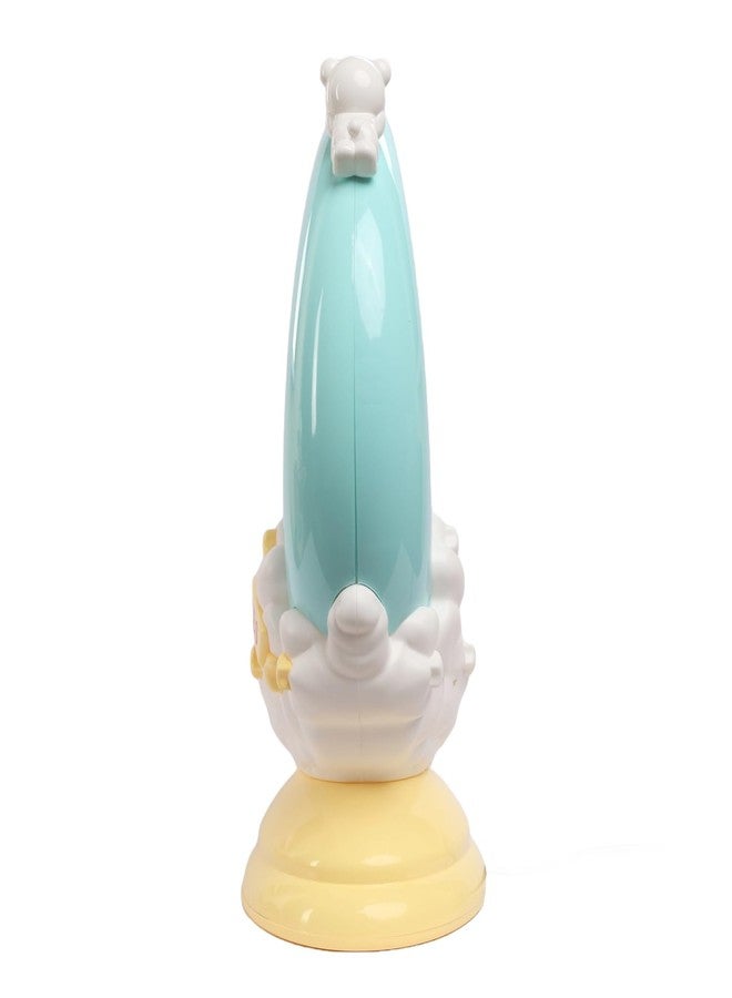 IZZHAAR Panda Night Light, Moon Design with Best Wishes Message, LED Table Lamp, Mint Green and Yellow - Image 4