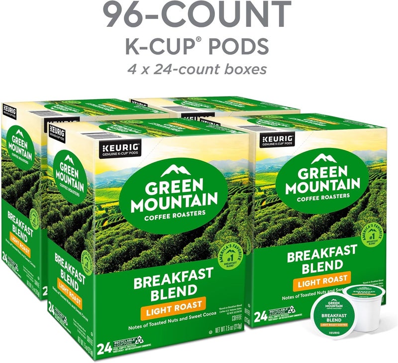 Green Mountain Coffee Roasters Breakfast Blend K-Cup Pods - Image 3