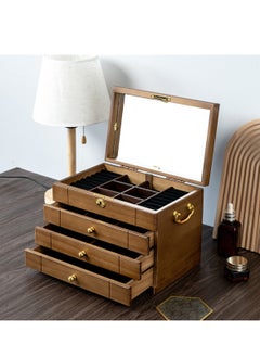 Solid wood jewelry box retro lock wooden storage box necklace earrings earrings ring wooden jewelry box - pzsku/Z2D7C6286B5065124B315Z/45/_/1695624811/f34c9156-197e-40d2-9f19-8c4cffb1c1c9