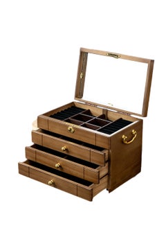 Solid wood jewelry box retro lock wooden storage box necklace earrings earrings ring wooden jewelry box - pzsku/Z2D7C6286B5065124B315Z/45/_/1695624811/f775999d-1fc4-420b-b324-16f10b8dbc41