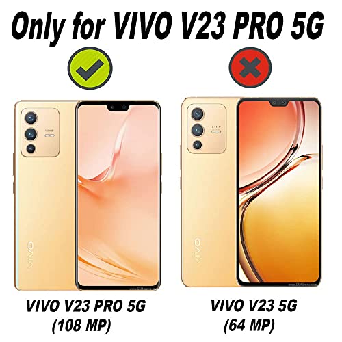 REALCASE Vivo V23 Pro 5G Back Cover Case | Stylish Frameless Matte Hard Skin | Soft TPU Shock Proof Bumper Back Cover for Vivo V23 Pro 5G (F-Black) - Image 2