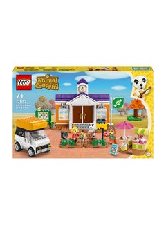 LEGO لعبة حفل ك.ك. في مبنى الساحة من أنيمال كروسنج للأطفال من 7 سنوات فما فوق، مع مجموعة مقهى، شخصيات ومركبة من ألعاب الفيديو، هدية للعب التخيلي للأطفال 77052 (550 قطعة)  - Image 2