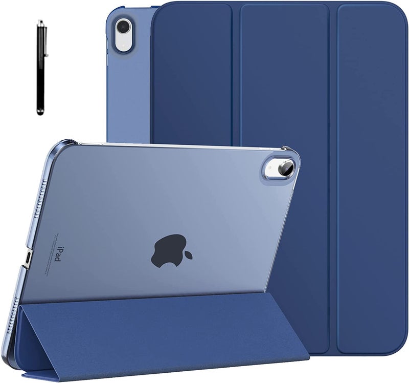 Robustrion Cover for iPad 11th (A16) / 10th Generation Cover Case (2022/2025), Trifold Flip Case Cover for iPad 11th Generation 11 inch / 10th Gen 10.9 inch [Auto Sleep Wake Suppport] - Navy - Image 1