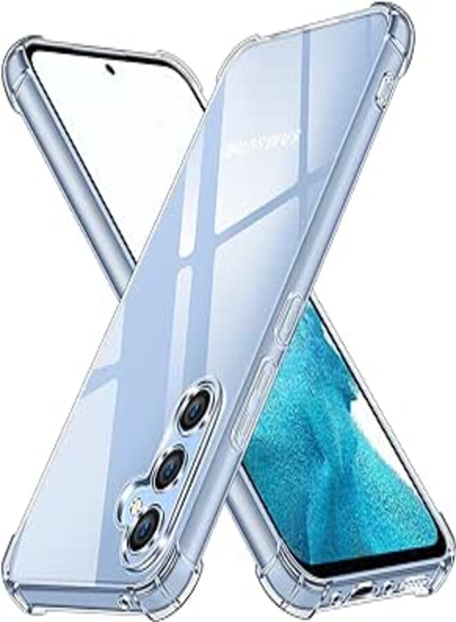 Generic ivoler Case for Samsung Galaxy A54 5G, Ultra Transparent Protective Silicone Shockproof Case with Reinforced Corners, Clear Slim Soft TPU Bumper Case