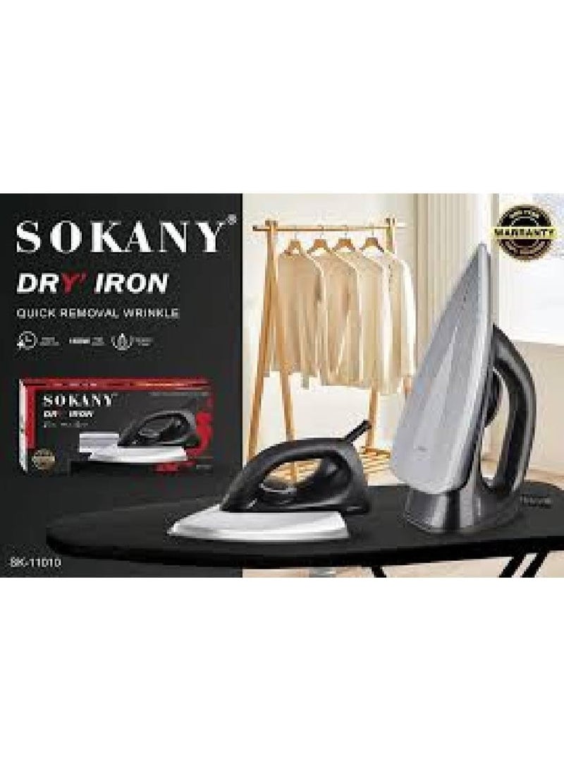 Sokany Dry Iron, 1500 Watt, Black Silver - SK-11010 - Image 3