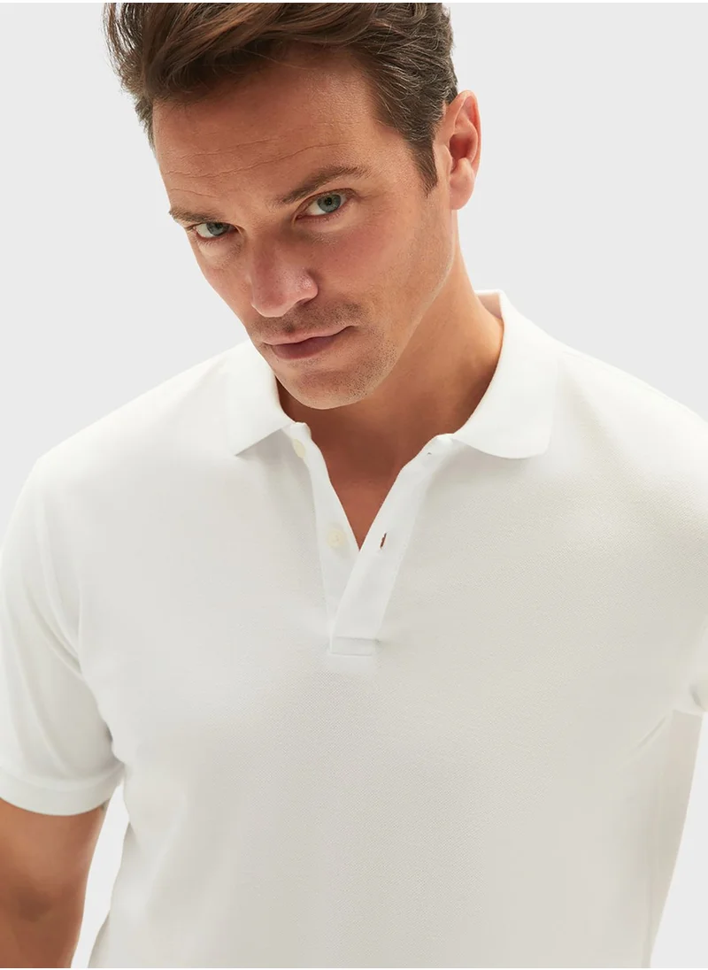 جون Essential Tipped Polo