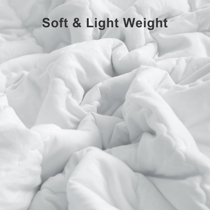 BEDSUM 100% Brushed Microfiber Down Alternative Toddler Comforter - Image 4