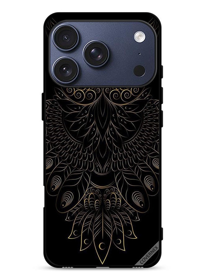 Covernex Apple iPhone 17 Pro Protective Case Cover Modern Floral Owl Art - Image 1