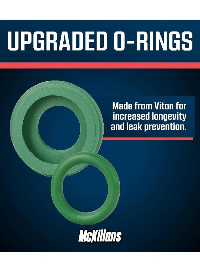 McKillans Â® Pressure Washer Quick Connect Kit, M22-14Mm To 3/8" Male Female Quick Disconnect Kit For Power Washer (Brass) - Image 5