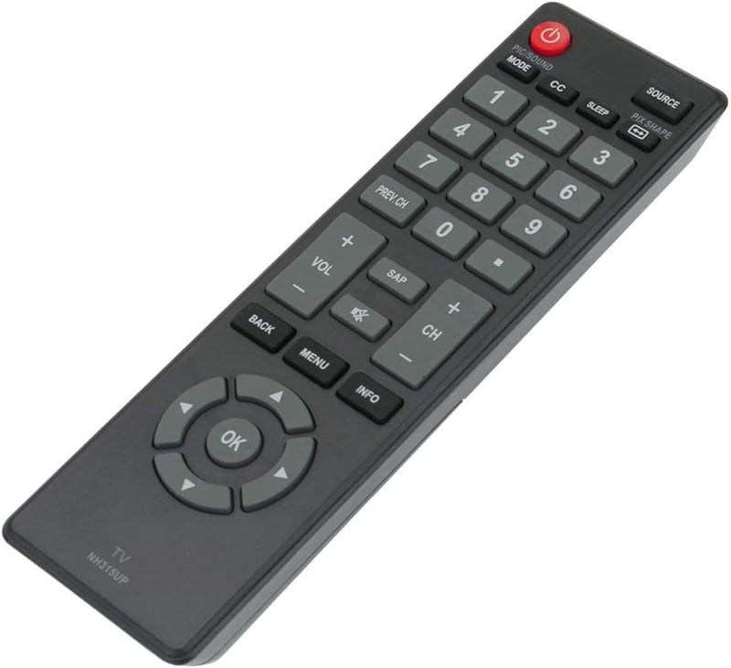 BOMAZ Replacement Remote Control for Sanyo NH312UP TV FW32D08F FW32D08F-B FW40D48F-B FW43D47F FW50D48F FW50D36F FW50D36F-B - Image 1