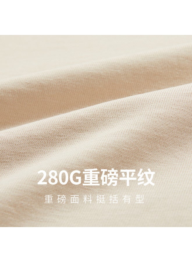 Cabbeen Artistic Stitch Long Sleeve Men's T-shirt Spring/autumn Trendy Brand Crew Neck Pure Cotton T-shirt Men's Top - Image 3