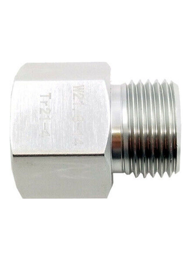 NIBEMINENT Fish Tank Regulator Co2 Adaptor Silver 8.00X3.00X5.00cm  - Image 3