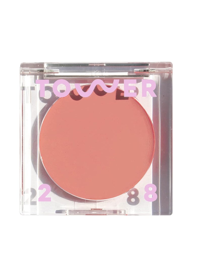 TOWER 28 Tower 28 Beauty BeachPlease Cream Blush for Cheeks and Lips - Multi-Purpose Lip and Cheek Tint in Rosy Nude - for Sensitive Skin – Color MAGIC HOUR, Luminous Finish  - Image 1