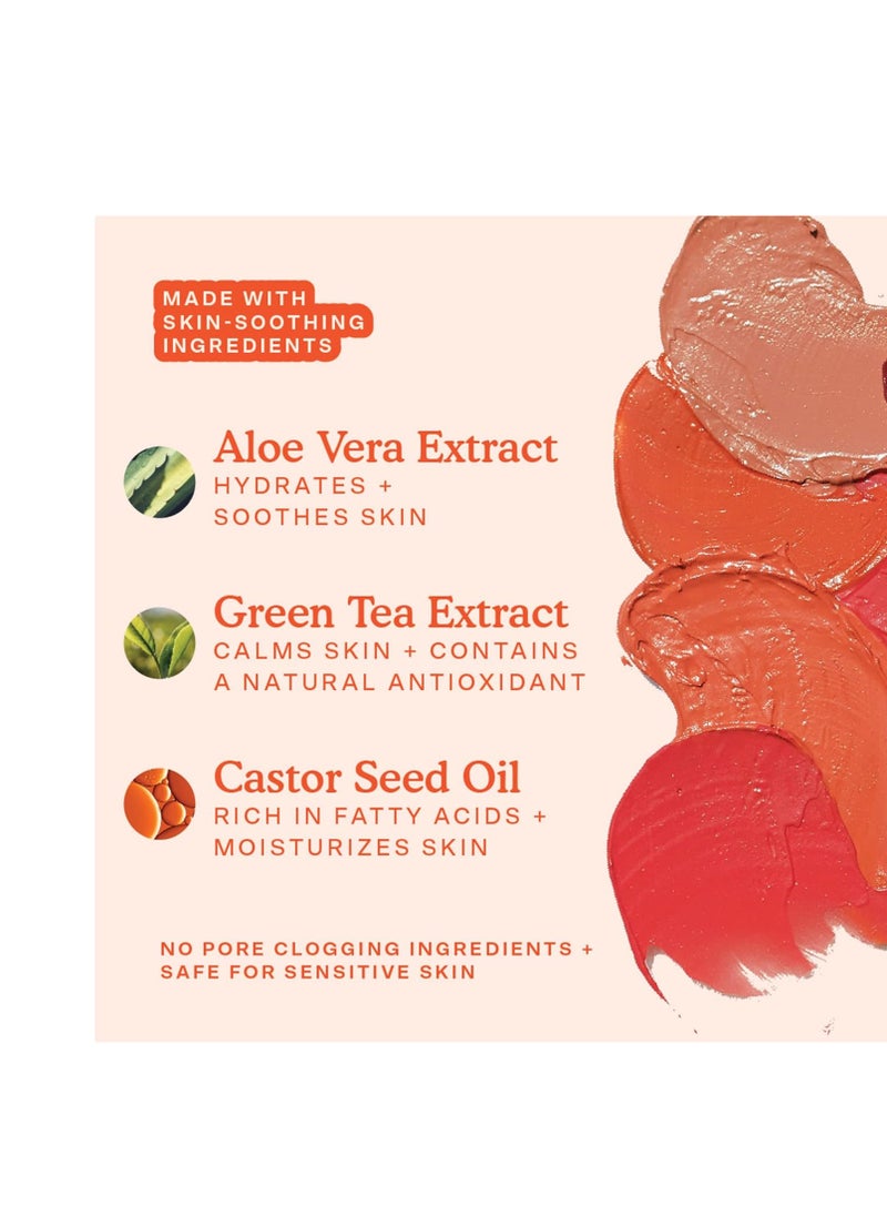 TOWER 28 Tower 28 Beauty BeachPlease Cream Blush for Cheeks and Lips - Multi-Purpose Lip and Cheek Tint in Rosy Nude - for Sensitive Skin – Color MAGIC HOUR, Luminous Finish  - Image 2