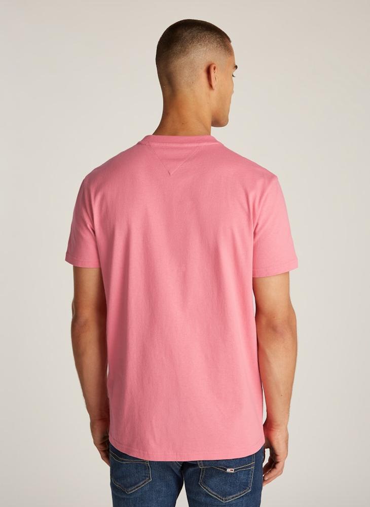 TOMMY JEANS Logo Print Short Sleeve  Crew Neck T-Shirt  - Image 2