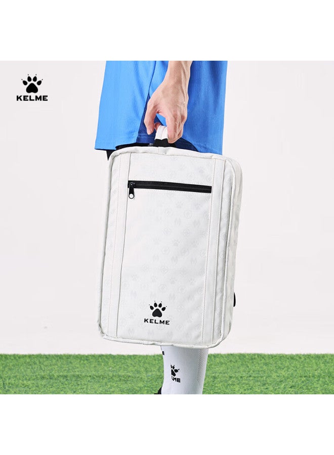 Kelme Football Training Equipment Bag Student Large Capacity Multi-layer Football Shoe Shoulder Storage Bag White One Size - Image 2