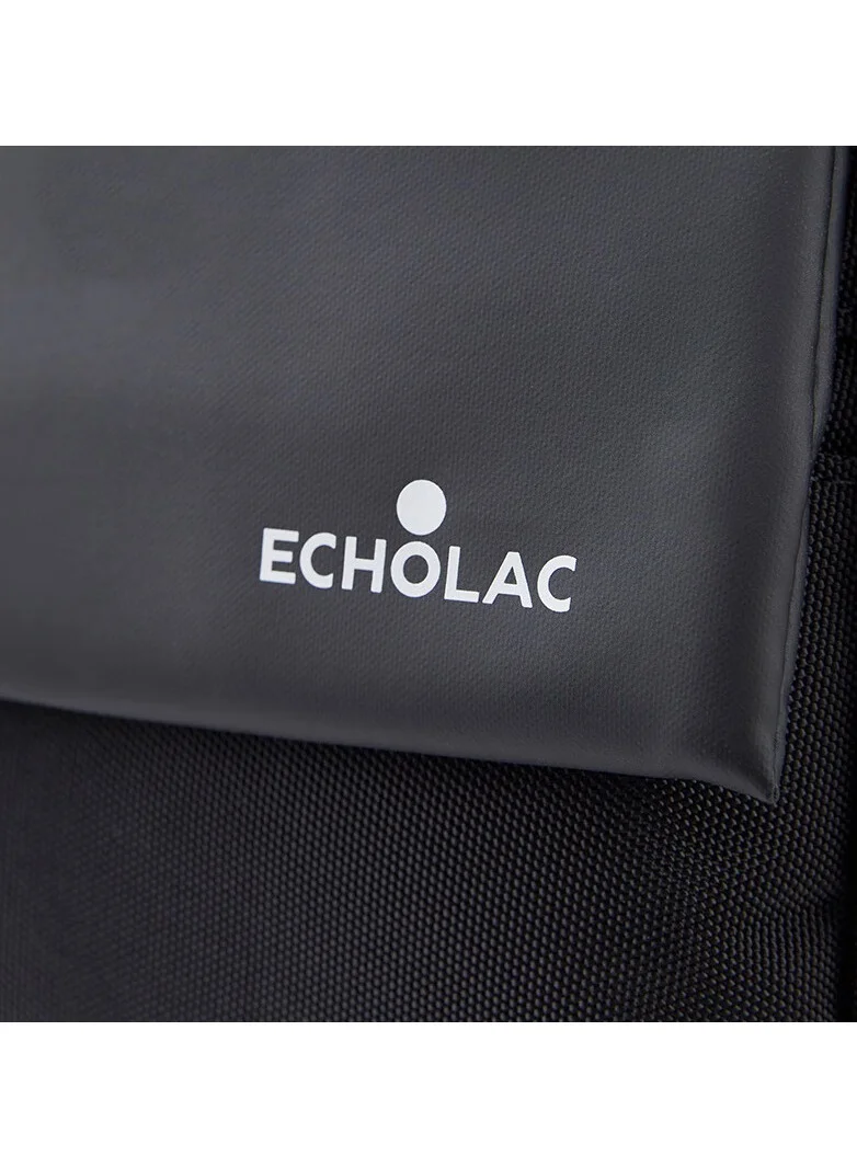 Echolac Echolac Unisex Backpack Shoulder Travel Bag Laptop Bag 1 Piece Size 15 Inch CKP2083 Black