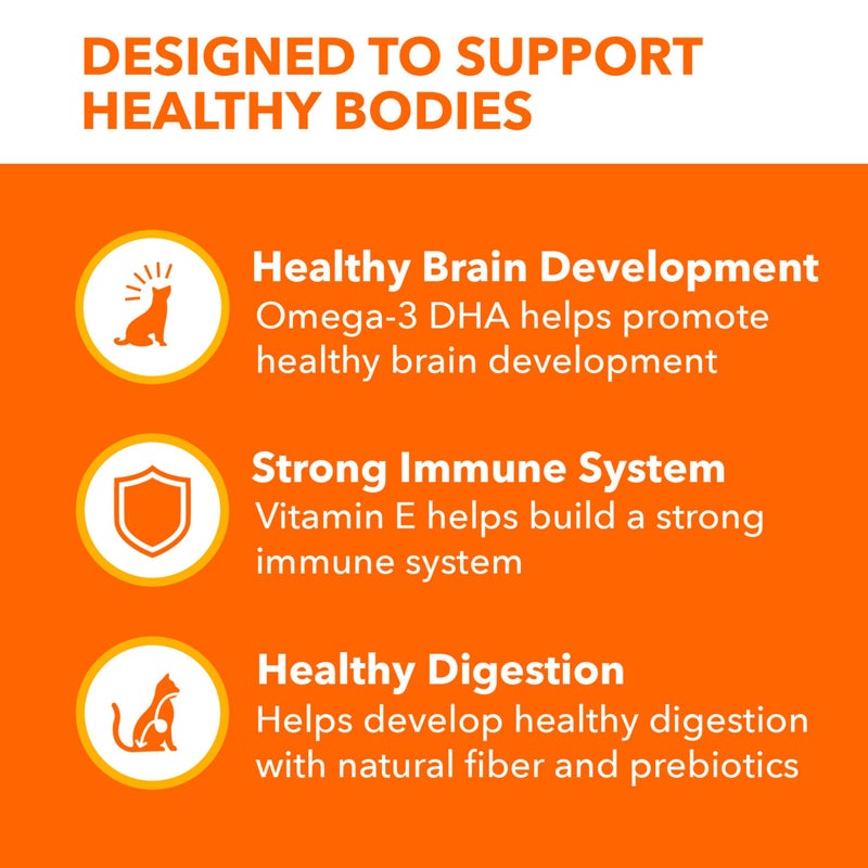 IAMS Proactive Health Healthy Kitten Dry Cat Food with Chicken, 7 lb. Bag - Image 3