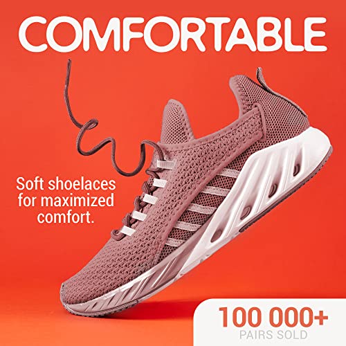 Miscly Round Shoelaces [1 Pair] 5/32″ Thick - For Shoes, Sneakers & Boots (54″, Brown) - Image 3