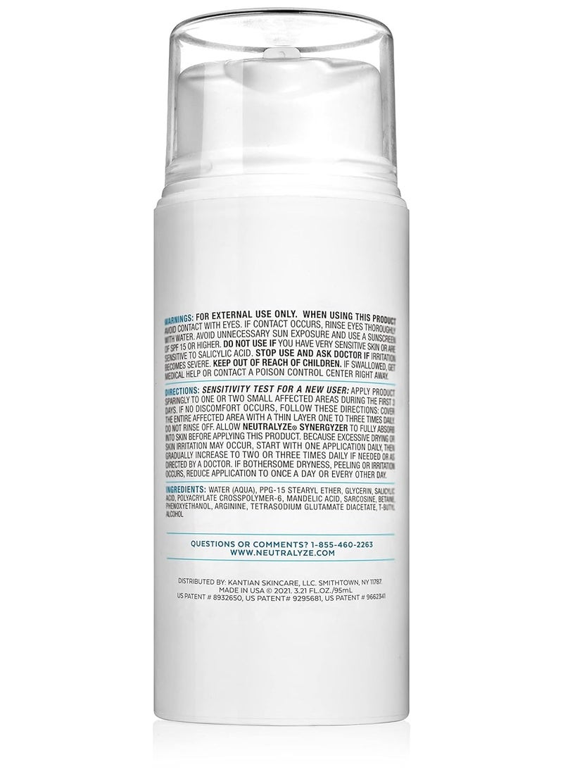 Neutralyze Maximum Strength Acne Moisturizer for Face & Body - Time Released, Medical Grade 2% Mandelic Acid & Salicylic Acid Cream - Renewal Complex Facial Moisturizer for Acne Prone Skin (90+ Day)  - Image 3