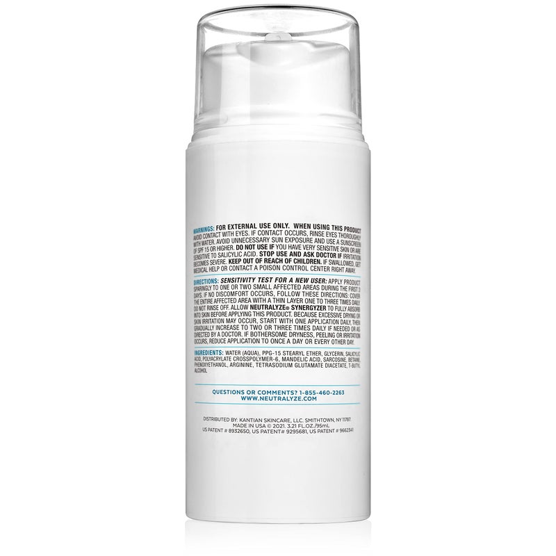Neutralyze Renewal Complex Acne Moisturizer for Face & Body - Time Released 2% Mandelic Acid & 2% Salicylic Acid for Adults with Acne Prone and Aging Skin - Image 2