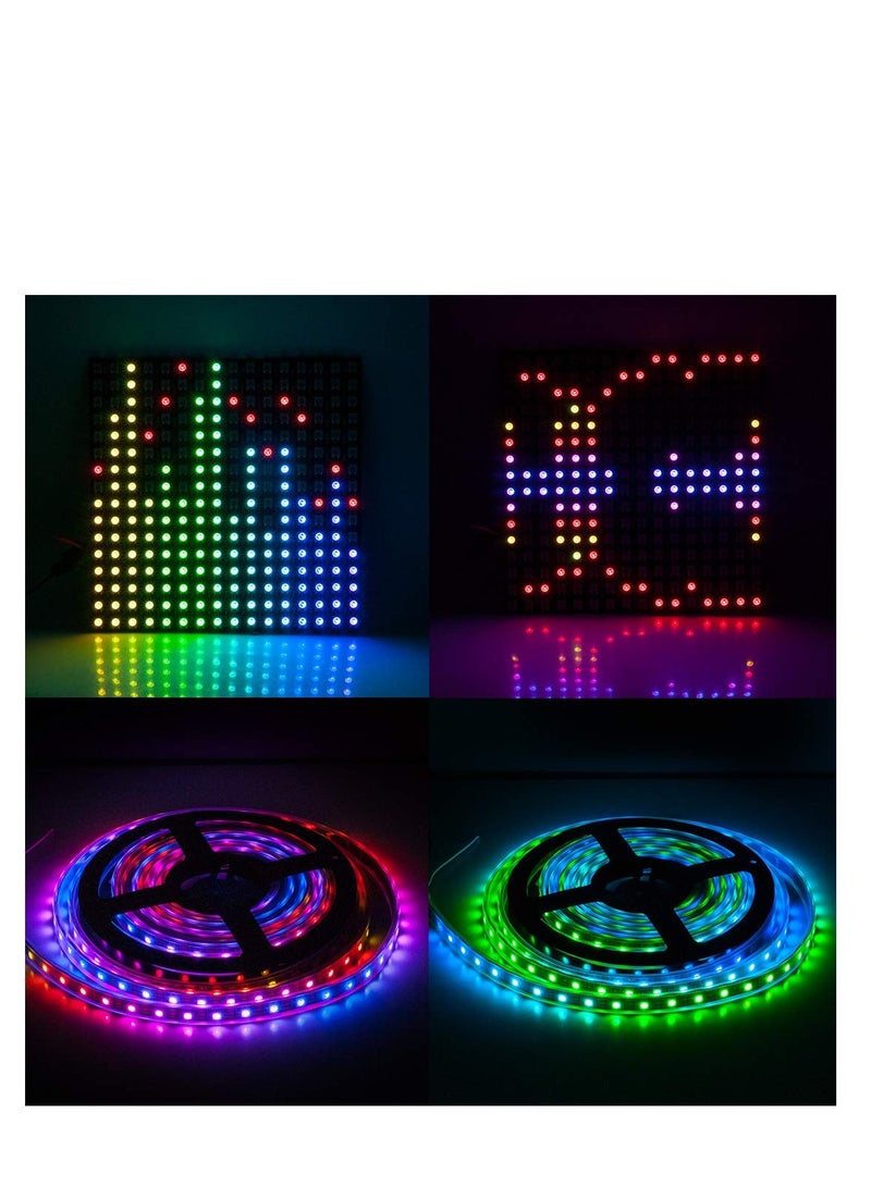 SYOSI Music Bluetooth Full Color Controller, Smart Mobile Phone APP Control Music Remote Controller, Support Almost All The LED IC Chip Suit for LED Strip, Matrix Panel,Module Buli-in Mic/AUX Input - Image 5