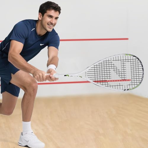 BZ BatZoom BatZoom Beginner Squash Racket – Durable Training Racquet for Adults, Pre-Strung with Comfortable Grip & Shock Absorption - Includes Carrying Bag - Image 5