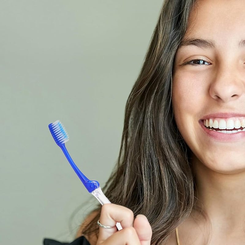 10 Pack Foldable Travel Toothbrush Portable Lightweight Compact For Camping Business Trips Outdoor - Image 5