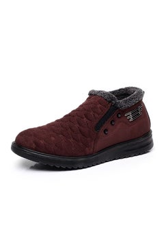 Loquat Men Non slip outdoor cotton shoes Brown  - Image 1
