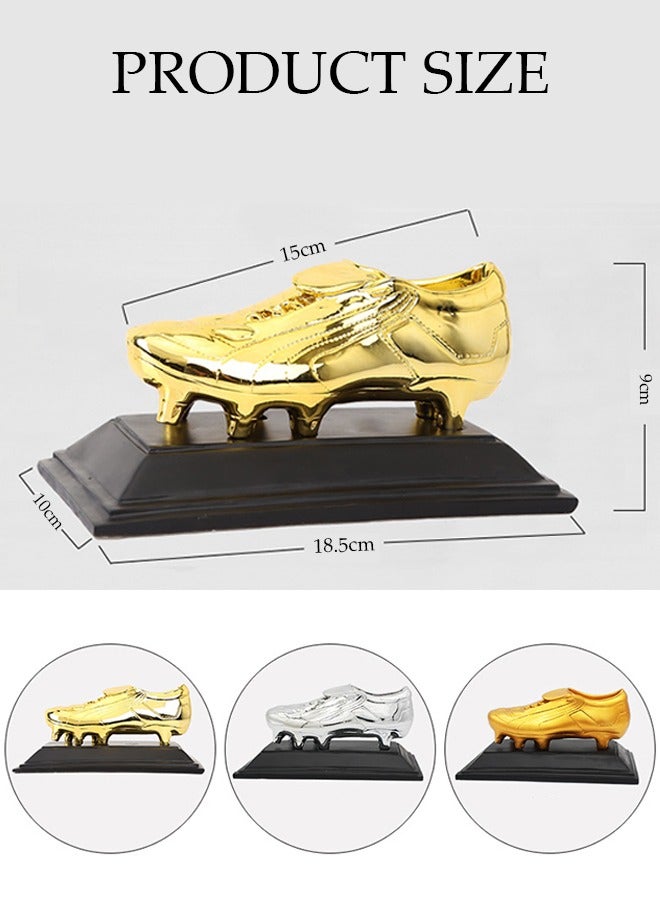 DUNISO Football Trophy Golden Boot Award Football Player Trophy Golden Boot Award Fan Souvenir Football Player Trophy - Image 3