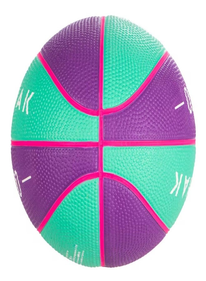 Decathlon Basketball Ball Size 1 Mini (Green/Purple) - Image 3