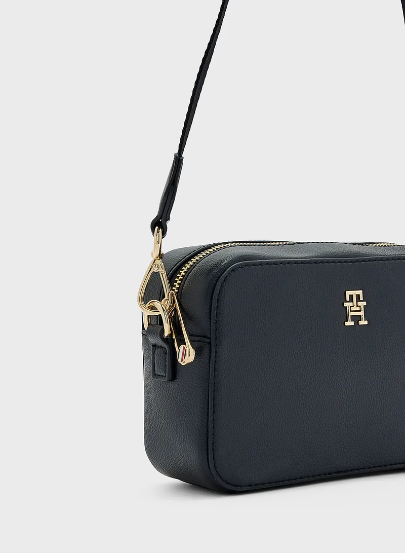 TOMMY HILFIGER Logo Detail Zip Over Crossbody
