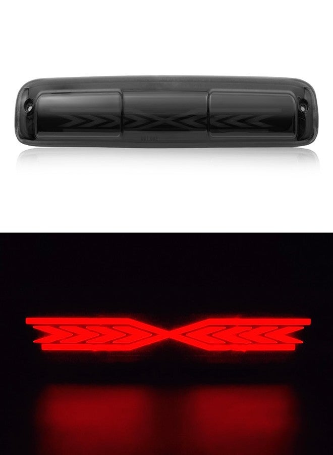 CMVT Auto Third 3rd Brake Light, X STYLE Sequential LED High Mount Stop Light for 99-06 Chevy Silverado/GMC Sierra 1500 2500 3500 HD, 2007 Silverado/Sierra Classic, Rear Center Cab Roof Tail Lamp - Image 1