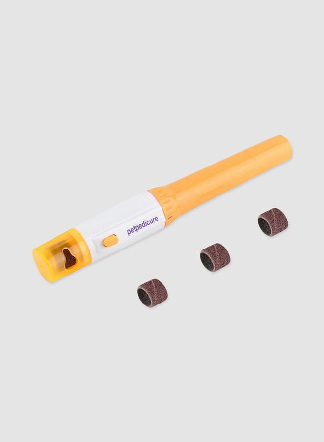 NIBEMINENT Nail File Kit For Dog Yellow - Image 1